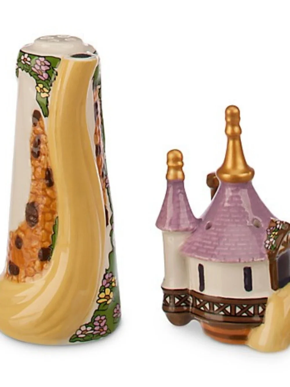 Disney Rapunzel Tower Salt & Pepper Shaker Set - Yellow & Purple